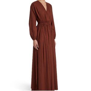 Matteau Open Back Plunge Dress NWT